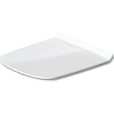 Image de Duravit Abattant WC Durastyle, Toilette en Uréa Duroplast , Couvercle de avec Charnières Acier Inoxydable, Blanc