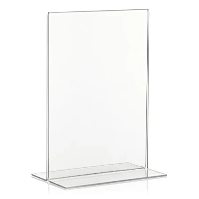 Image de VITAdisplays Présentoir publicitaire, Plexiglas, Transparent, Format A5