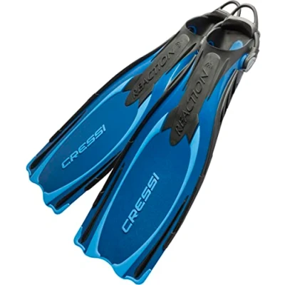 Image de Cressi Sub S.p.A. Reaction EBS Palmes de plongée Bleu Taille XS/S