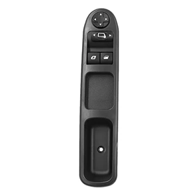 Image de vitre Électrique Interrupteur pour Citroen C3 Picasso Avant Gauche Maître De Commande Lève 6554KT 6554QC Bouton Fenêtre (Couleur : 6554QC)