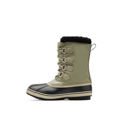 Image de Sorel Homme 1964 Pac Nylon Waterproof Bottes de Neige imperméables, Sage/Dark Moss, 51 EU