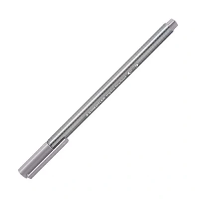 Image de Staedtler Triplus Fineliner 334 Feutre Pointe Superfine 0, 3 Mm Gris Pierre