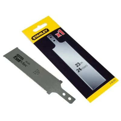 Image de Stanley 3 20 331 Lame De Scie À Raser Gamme FatMax 23Dents/Pouce Denture Triple Biseau Double Réaffûtable 120Mm