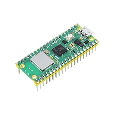 Image de Waveshare Pré soudé Raspberry Pi Pico W WiFi Carte, Support 2.4GHz 802.11 b/g/n Wireless LAN, Basé sur RP2040 Puce Microcontrôleur, Processeur Arm Dual Core