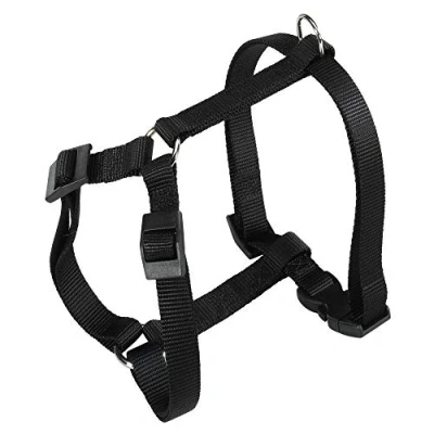 Image de Ferplast Harnais Chien Grande Taille Champion XL, pour Ajustable en 3 Points, Facile à Porter, Poitrine 60 98 cm. Noir