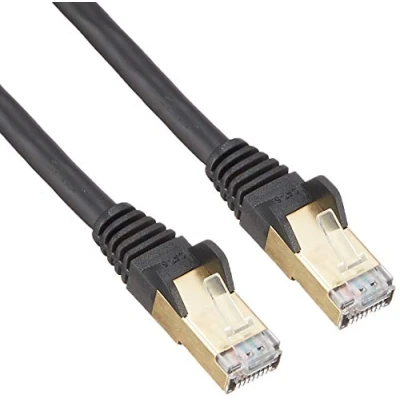 Image de STARTECH Câble réseau Cat6a STP blindé sans crochet 3 m Noir Cordon Ethernet RJ45 anti accroc patch