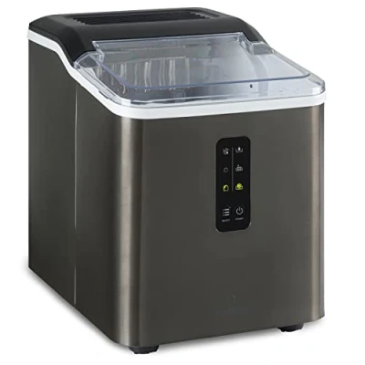 Image de Klarstein Machine a Glacons pour la Maison, Capacité de 1,5L, Fabrique Rapidement Jusqu&#039;à 12kg Glacons, Glaces Petits et Grands Glaçons en Forme Balles, Autonettoyante, Ice Maker