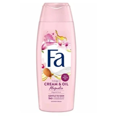 Image de Fa Gel douche pour femme Crème &amp; huile Silk Magnolia Lot de 6 (6 x 250 ml)