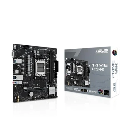 Image de ASUS Prime A620M K AMD A620 Emplacement AM5 Micro ATX