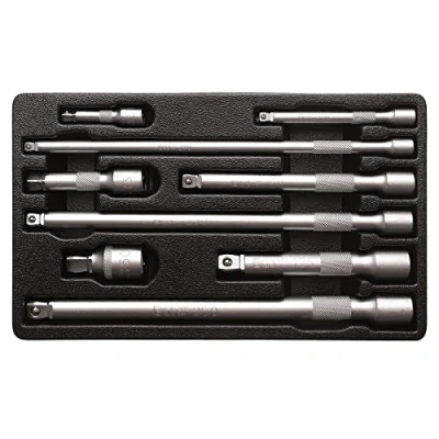 Image de BGS 2253 Jeu de rallonges basculants 6,3 mm (1/4&quot;) / 10 (3/8&quot;) 12,5 (1/2&quot;) 9 pièces