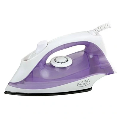 Image de Adler AD 5019, Fer à vapeur, 10 g min, violet, Blanc, 0,1 L, 1600 W, 875