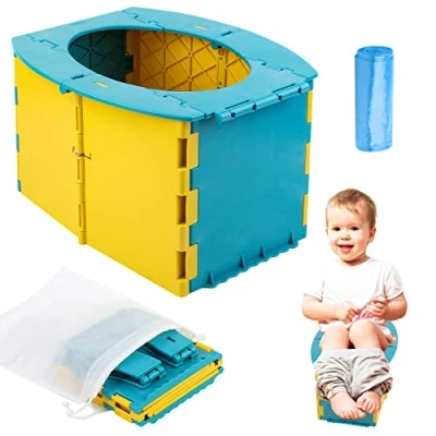 Image de Pliante Toilettes Pour Enfants Pot Bébé: Bebe Toilette Pliable, De Bébé Portable, Voyage, Enfant Toilettes,Toilettes Pliantes Bébés Garçon Et Fille 12 36 Mois