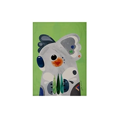 Image de Maxwell &amp; Williams Serviette de Table 100% Coton, Imprimé Koala, Collection Pete Cromer, 50 x 70 cm Multicolores