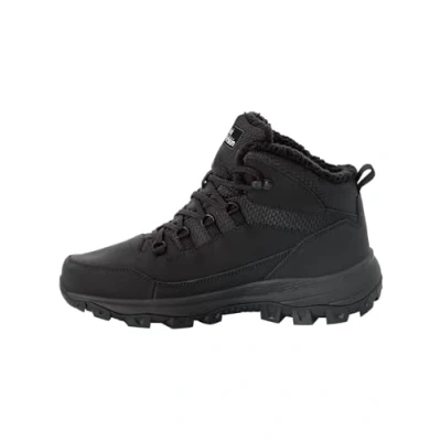 Image de Jack Wolfskin Everquest Texapore MID Chaussures de marche, Homme, Taille: 46, Black Cuir et textile
