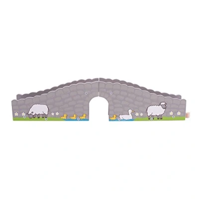 Image de Bigjigs Rail Pont de Ferme Train en Bois Circuit Jouet Enfant Éducatif Cadeau Compatible Avec Autre Marques