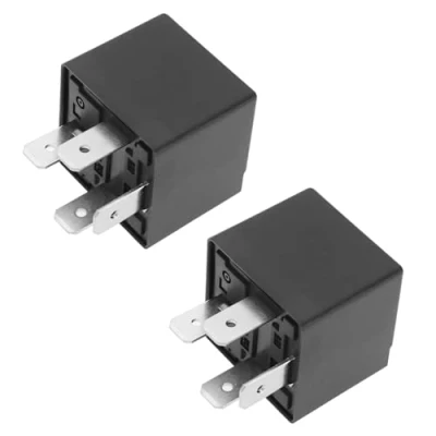 Image de Create idea 2PCS Relais Multifonctions de Voiture 4 Broches Remplacement 4H0951253A 141951253B 8D0951253A 8K0951253 Compatible avec Audi Seat Skoda 12 V