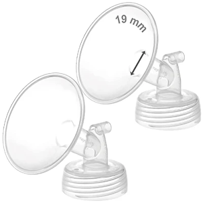 Image de Maymom Pièces de pompe à col large pour pompes Spectra S1/S2 ; y compris brides ouverture bride non originale remplace Shield (19 mm deux brides)