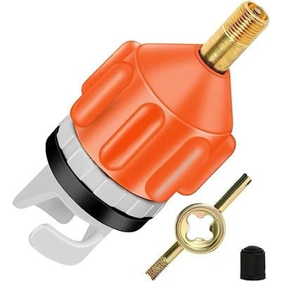 Image de YOUNLEN Adaptateur de Kayak,Sup Valve,Convertisseur Gonflable Pompe à Air pour Canoës,Stand Up Paddle Boards,Planches Pagaie,Applied to Inflatable Boats, Canoes, Kayaks