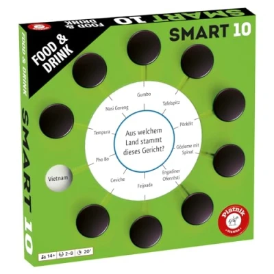 Image de Piatnik 7192 Extension 100 Nouvelles Questions 1000 possibilités de réponse Jouable avec Le Jeu Original l&#039;édition familiale, Smart 10 Erweiterung Food &amp; Drink
