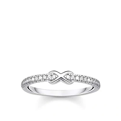 Image de THOMAS SABO Ring Infinity mit weißen Steinen Silber 925 Sterling TR2322 051 14 52