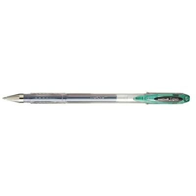 Image de UNI BALL Lot de 3 Rollers encre gel Signo UM120 pointe moyenne 0,7mm vert