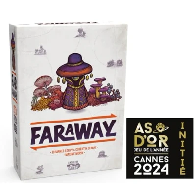 Image de Catch Up Games FARAWAY Jeu de société 10 Ans et Plus As d&#039;or l&#039;année initée 2024 2 à 6 Joueurs stratégique Tactique idéal Entre Amis Blackrock