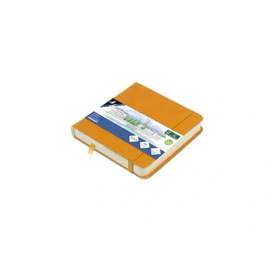 Image de Kangaro Art Carnet de croquis 12 x cm Jaune ocre Couverture rigide en polyuréthane 80 feuilles 140 g Papier crème