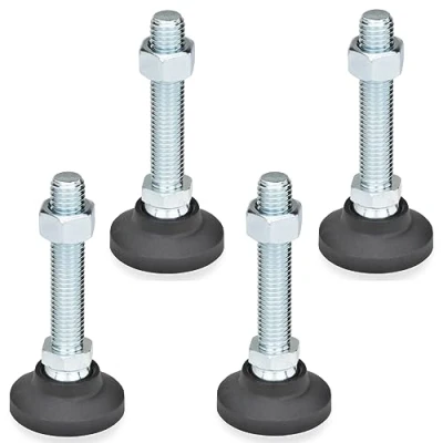 Image de Ganter Normelemente Pieds articulés/pieds réglables avec broche de réglage GN 343.4 32 M10 80 A Pied : plastique (polyamide) 4 pièces