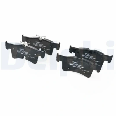 Image de DELPHI LP3873 Jeu de plaquettes frein préparé pour indicateur d&#039;usure avec tôle anti bruit sans accessoires VOLKSWAGEN: Multivan T7