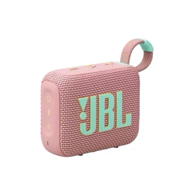 Image de JBL GO 4, Enceinte Bluetooth ultra portable, son Pro, basses percutantes, 7 heures d&#039;autonomie, fonction Playtime Boost, résistante à l&#039;eau et la poussière IP67, en rose