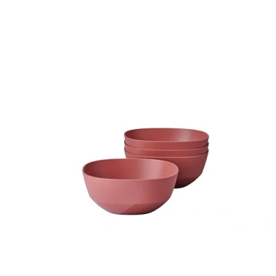 Image de Mepal Saladier 4 pièces Silueta Lavable au lave Vaisselle et résistant micro ondes Plat de service Plats à tapas 750 ml Vivid mauve