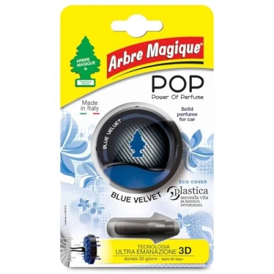 Image de Arbre Magique POP Parfum de voiture solide Lavender avec longue durée 30 jours pour intérieur à action désodorisant Power Of Distributeur buse d&#039;air 3 paquets simples
