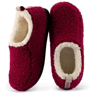 Image de RockDove Chausson Nomad pour Femme avec Mousse à Mémoire de Forme, Rouge, 40.5/41.5 EU