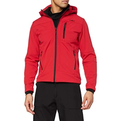 Image de CMP Veste Softshell zippée avec capuche Homme Ferrari Nero FR: L (Taille Fabricant: 50)