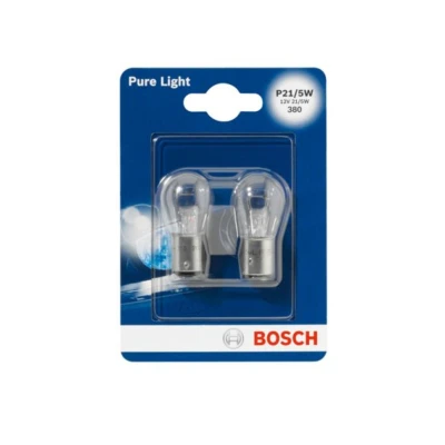 Image de BOSCH 1 987 301 016 Ampoule 12 21/5 P21/5W BAY15d RENAULT: TRAFIC 2 Bus, MEGANE 3, CLIO 2, CITROËN: Jumpy II Van, Berlingo / First I, C1 I