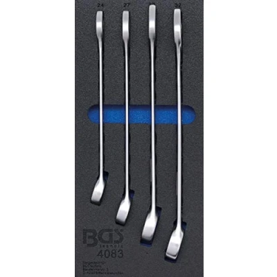 Image de BGS 4083 Insert de servante d&#039;atelier 1/3 : Jeu clés mixtes 24 32 mm 4 pièces