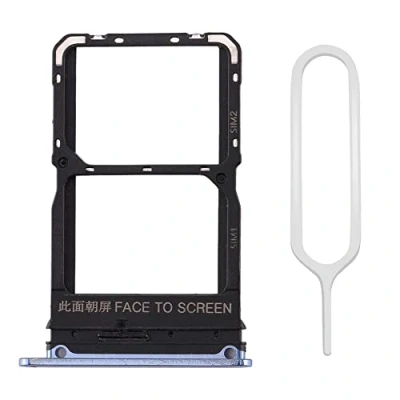 Image de MMOBIEL Tiroir Carte Dual SIM de Rechange Compatible avec Xiaomi Mi 10 / Pro 6.67 inch 2020 INCL. l&#039;épingle Support Gris