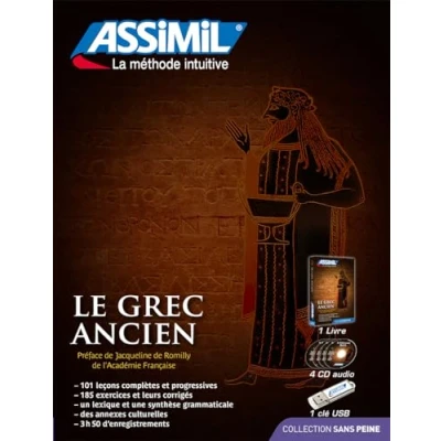 Image de Grec Ancien Pack Livre + CD Clé USB Apprendre le Niveau B2 Collection Sans Peine Assimil