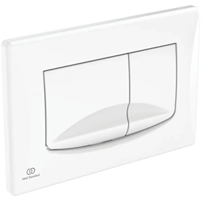 Image de Ideal Standard R0109AC SOLEA Plaque de Commande pour rinçage, Blanc