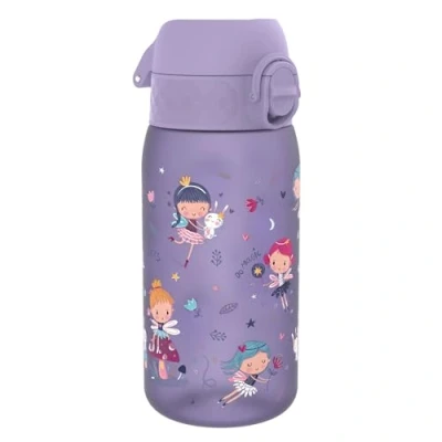 Image de Ion8 Gourde Enfant, 350ml, Anti Fuite, Facile à Ouvrir, Verrouillage Sécurisé, Lavable en Lave Vaisselle, Sans BPA, Poignée de Transport, Nettoyer, Carbone Neutre, Motif Fées
