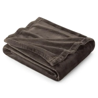 Image de Bedsure Couverture Moelleuse et Douillette,Couverture Douce Chaude d&#039;hiver, de Vie câlin 130 x150 cm, canapé Marron