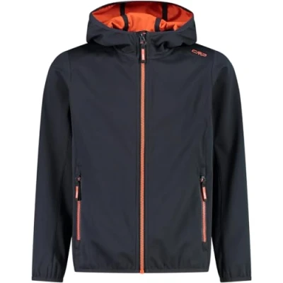 Image de CMP Veste softshell légère pour enfants avec capuche fixe, Anthracite, 110