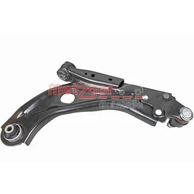 Image de METZGER 58121001 Bras de suspension avec rotule suspension, support en caoutchouc Essieu avant gauche barre oscillant transversal Acier