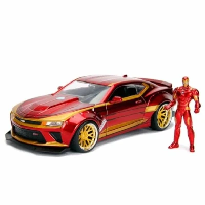 Image de Jada Toys Marvel Ironman 2016 Chevy Camaro SS 1:24 253225003 Multicolore