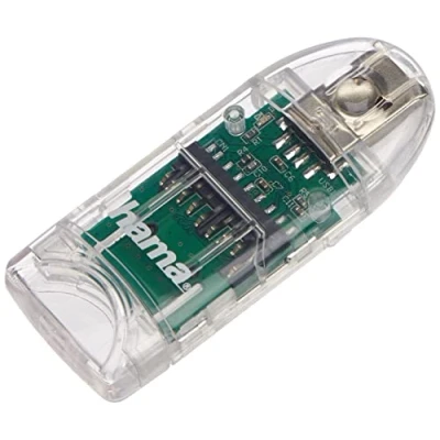 Image de Lecteur de carte portable SD / Mini Micro HAMA 91092 USB 2.0 8 en 1