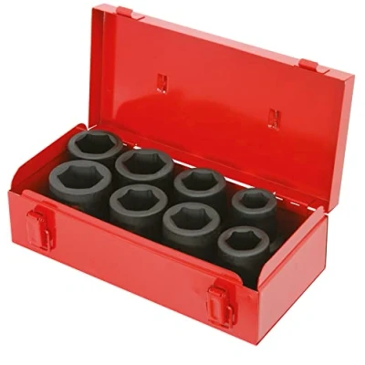 Image de Coffret de douilles à chocs 1&quot;&quot; 8 pcs KS TOOLS