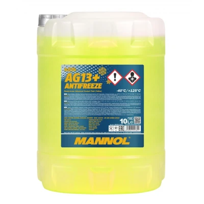Image de MANNOL AG13+ Advanced MN4014 10 Antigel G13 jaune AUDI: A3 3/5 portes, A4 B8 Avant, Q7, VOLKSWAGEN: Tiguan I, Touran Golf 7, SEAT: Altea