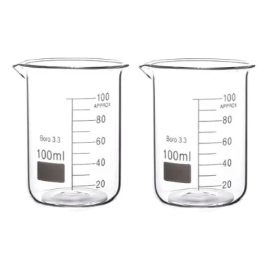 Image de Rocwing verre doseur en borosilicate 3.3 (100 ml, 2 dans un pack)