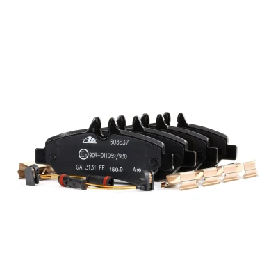 Image de ATE 13.0460 3837.2 Jeu de plaquettes frein contact signal d&#039;usure inclus avec vis d&#039;étrier accessoires