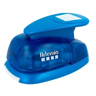 Image de Artemio VIHCP316 Perforatrice à Levier Géante Carré Rosette Plastique Multicolore 11 x 7,5 18 cm